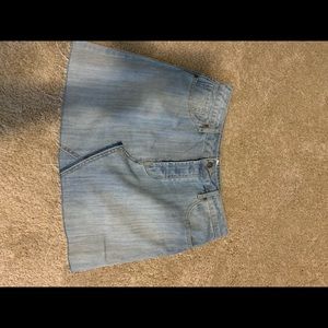 Jean shorts skirts
